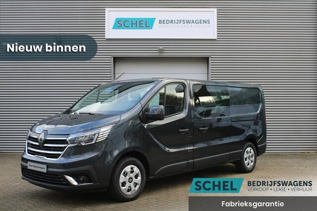 Renault TRAFIC 2.0 Blue dCi 130pk T29 L2H1 Advance Dubbele Cabine - Carplay - Android - 2x Schuifdeur - Passagiersstoel - Camera - LED - Rijklaar