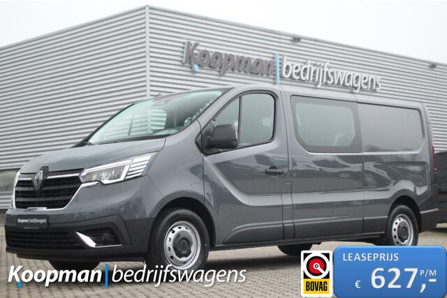 Renault TRAFIC 2.0dCi 150pk T30 L2H1 DC | 6-Zits | Carplay/Android | Camera | Lease 627,- p/m