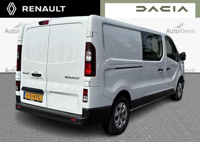 Renault TRAFIC 2.0 Blue dCi 150 EDC T30 L2H1 Advance DC - Dubbel Cabine / EASY LINK navi Additionele parkeerhulp / Zijschuifdeur links zonder ruit / Vierseizoenbanden / Reservewiel SNOEKS