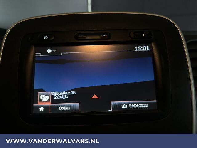 Renault TRAFIC 1.6 dCi L1H1 Euro6 Airco | Navigatie | Imperiaal | Cruisecontrol | Trekhaak | Parkeersensoren, Bijrijdersbank