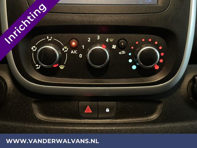 Renault TRAFIC 1.6 dCi L1H1 inrichting Euro6 Airco | Imperiaal | Trekhaak | Navigatie | Cruisecontrol | LED Parkeersensoren, Bijrijdersbank