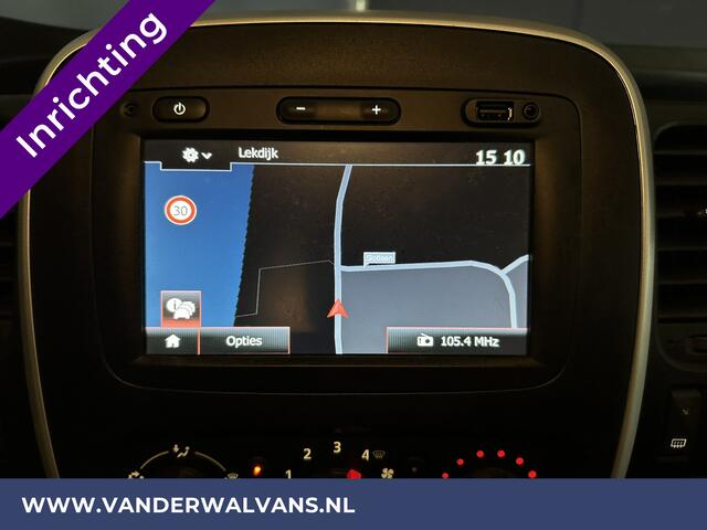 Renault TRAFIC 1.6 dCi L1H1 inrichting Euro6 Airco | Imperiaal | Trekhaak | Navigatie | Cruisecontrol | LED Parkeersensoren, Bijrijdersbank