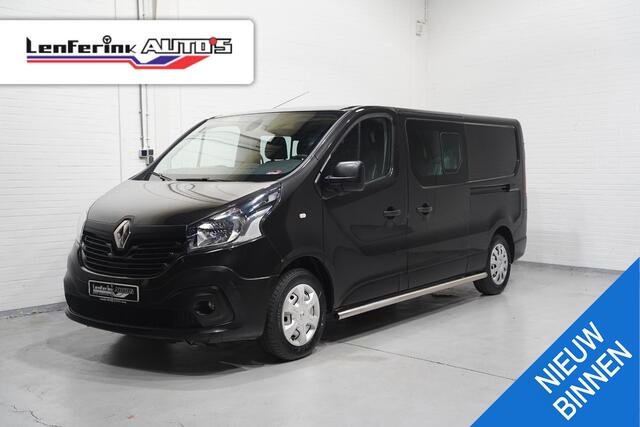 Renault TRAFIC 1.6 dCi 120 pk Dubbel Cabine 2x Schuifdeur, Navi Airco, Trekhaak, Sidebars, APK 09-2026, 6-Zits