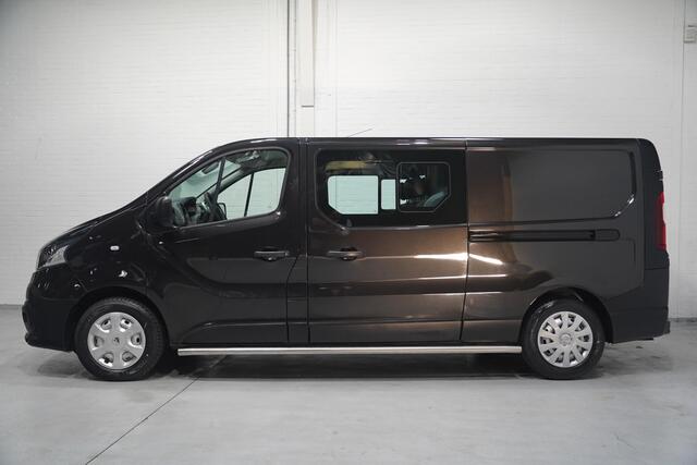 Renault TRAFIC 1.6 dCi 120 pk Dubbel Cabine 2x Schuifdeur, Navi Airco, Trekhaak, Sidebars, APK 09-2026, 6-Zits