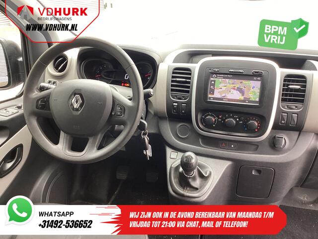 Renault TRAFIC 1.6 dCi 125 pk L2 DC Dubbel Cabine BPM VRIJ NL Auto/ Camera/ Cruise/ Navi/ Airco/ Trekhaak