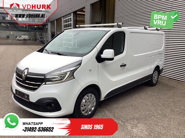 Renault TRAFIC 2.0 dCi 145 pk Aut. L2 BPM VRIJ! LED/ Carplay/ Cruise/ Stoelverw./ Airco/ Navi/ Dakdragers/ Trekhaak