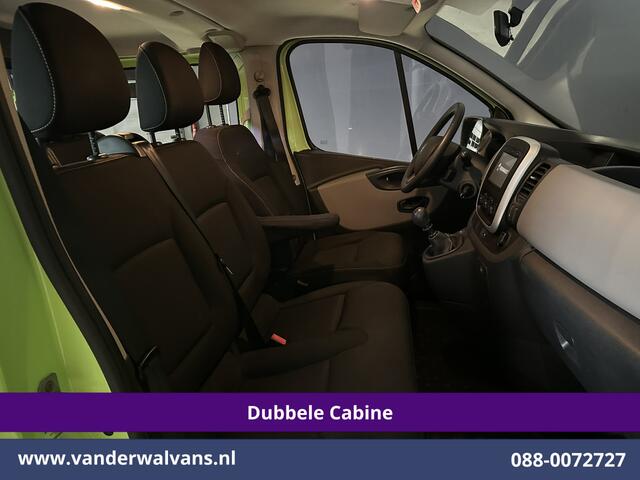 Renault TRAFIC 1.6 dCi 122pk inrichting L1H1 Dubbele cabine Euro6 Airco | 6-Zits | Navigatie Trekhaak, Cruisecontrol, Parkeersensoren, Bijrijdersbank