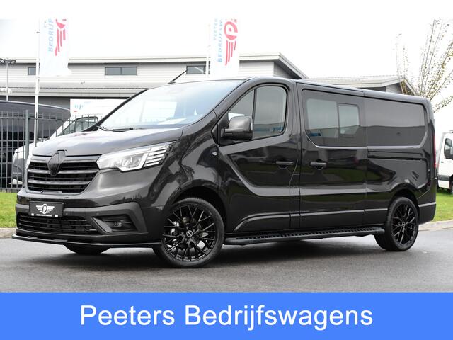 Renault TRAFIC 2.0 170 L2H1 DC Black Edition Extra Cruise, Camera, Carplay, LED, 170pk, Stoelverwarming, 2 x Schuifdeur, NAVI, Automaat, Clima, Uniek!