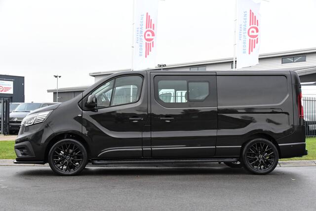 Renault TRAFIC 2.0 170 L2H1 DC Black Edition Extra Cruise, Camera, Carplay, LED, 170pk, Stoelverwarming, 2 x Schuifdeur, NAVI, Automaat, Clima, Uniek!