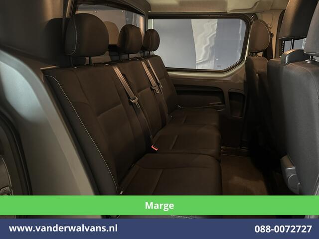 Renault TRAFIC 1.6 dCi 126pk **MARGE, GEEN BTW** L2H1 Dubbele cabine Euro6 Airco | 6-Zits | Navigatie | Cruisecontrol Parkeersensoren