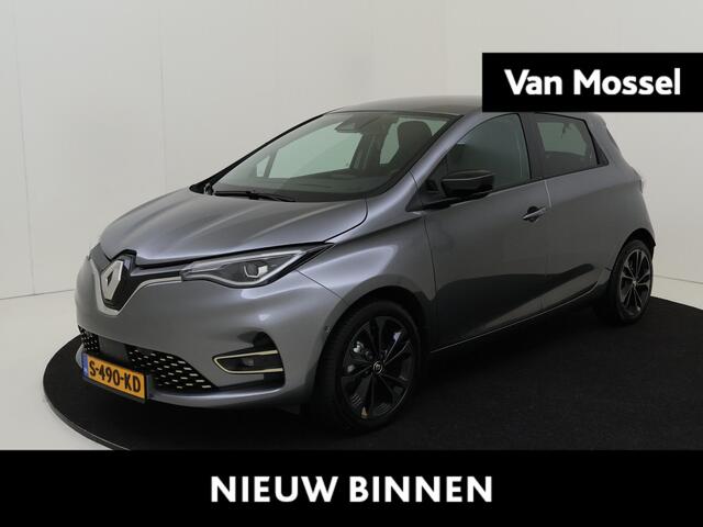 Renault ZOE R135 Iconic 52 kWh inclusief Koopaccu | Navigatie | Lederen bekleding | Android Auto | Apple Carplay | Parkeersensoren | Lichtmatalen Velgen