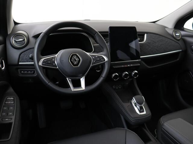 Renault ZOE R135 Iconic 52 kWh inclusief Koopaccu | Navigatie | Lederen bekleding | Android Auto | Apple Carplay | Parkeersensoren | Lichtmatalen Velgen
