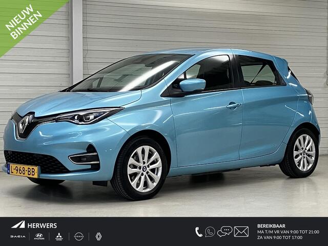 Renault ZOE R110 Zen 52 kWh / Koopaccu / Dealer Onderhouden / Apple CarPlay/Android Auto / Climate Control / Digitaal Dashboard / Cruise Control / Camera en Sensoren Voor + Achter /