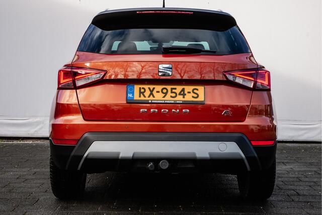 Seat Arona 1.0 TSI 116pk Xcellence Launch Edition Trekhaak/ Navigatie apps/ Carplay/ Inparkeerhulp/ Pdc/ Stoelverwarming/ Half leer