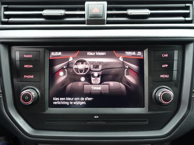 Seat IBIZA 1.0 TSI Excellence Alcantara Interieur, CarPlay, Sfeerverlichting, Front Assist, Keyless, Stoelverwarming