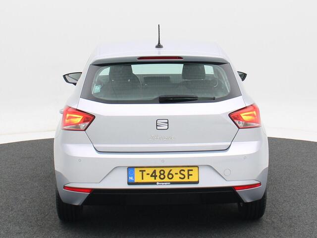 Seat IBIZA 1.0 TSi Style | LED | Carplay | Sensoren | Adaptive Cruise | Climate Control | Leder stuur | 15 Inch | 55.258 Km!!