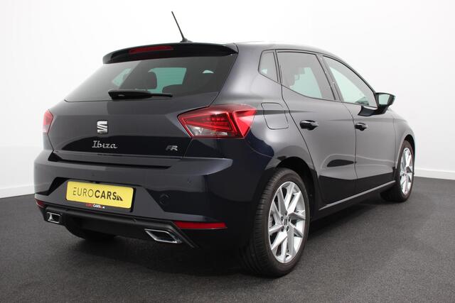 Seat IBIZA 1.0 TSI 110pk DSG FR | Navigatie | Apple Carplay/Android Auto | Camera | Parkeersensoren | Adaptive cruise control | Keyless Entry/Start | Virtual Cockpit | Stoelverwarming | Ledverlichting | Getinte ramen