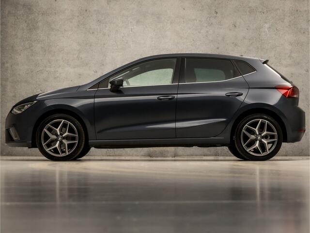 Seat IBIZA 1.0 TSI Xcellence Sport Automaat (APPLE CARPLAY, GROOT NAVI, CLIMATE, KEYLESS, CAMERA, STOELVERWARMING, SPORTSTOELEN, LED KOPLAMPEN, ADAPTIVE CRUISE, GETINT GLAS, ZWART HEMEL, NIEUWE APK, NIEUWSTAAT)