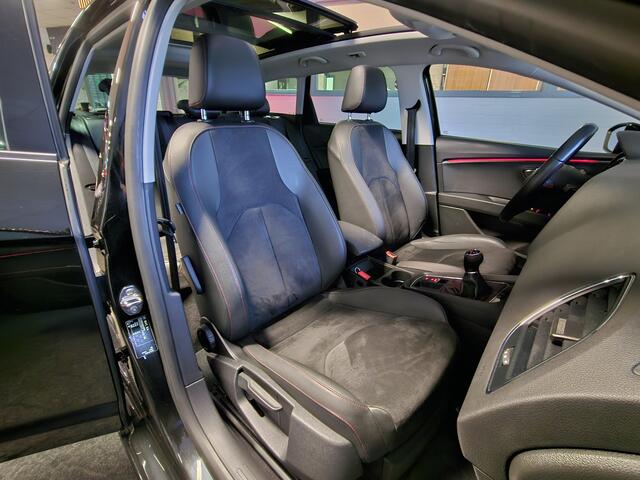 Seat LEON ST 1.4 TSI FR PANORAMADAK|NAVIGATIE|LEDER/ALCANTARA|CRUISE CONTROL|LED KOPLAMPEN|ECC/AIRCO|18 INCH maandag tot vrijdag geopend van 09.00 uur tot 20.00 uur geopend en zaterdag van 09.00 tot 18.00 uur geopend