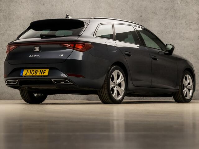 Seat LEON Sportstourer 1.5 TSI FR Sport 150Pk Automaat (APPLE CARPLAY, GROOT NAVI, ADAPTIVE CRUISE, SPORTSTOELEN, ZWART HEMEL, GETINT GLAS, LED KOPLAMPEN, PARKEERSENSOREN, NIEUWE APK, NIEUWSTAAT)