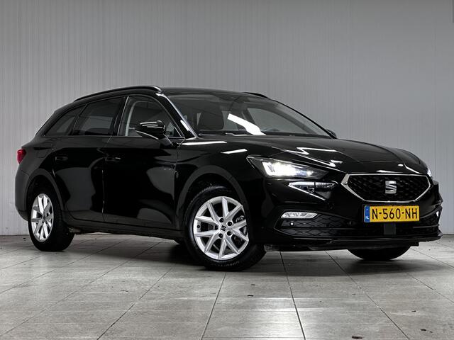 Seat LEON Sportstourer 1.0 TSI Style Business Intense /LED Koplampen! /Apple + Android /DAB+! /Lane Assist! /Navi /Climat /Adaptief Cruise /Elek. pakket /Bluetooth /Isofix /Armsteun /Regensensor /16"LMV /LED Dagrijverl. /Mistlampen /Dakrails.
