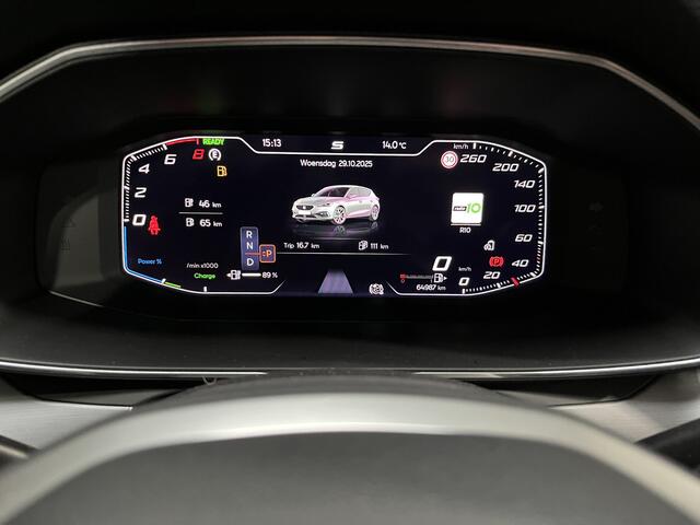 Seat LEON 1.4 TSI eHybrid PHEV FR Business Intense / AUTOMAAT/ PANO/ CAMERA/ PARK. SENSOREN/ DCC/ KEYLESS/ DODE HOEK/ LED/ FULL LINK/ STUURVERWARM./ ADAPT. CRUISE/ NAVI/ CLIMA/ DAB/ 18" LMV