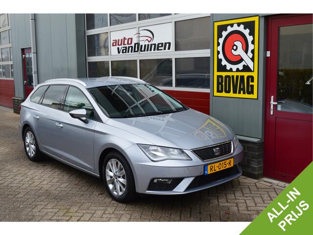 Seat LEON ST 1.0 EcoTSI Style Business Intense O.a: PDC, Keyless, Cruise, Clima, Navi, Carplay, Etc. All-in prijs!