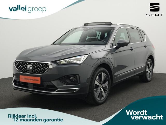 Seat Tarraco 1.4 TSI e-Hybrid 245 pk PHEV Xcellence | Panoramadak | Trekhaak | Rondomzicht camera | Stoel-/achterbankverwarming | Adaptive Cruise | Standkachel | Side Asist | 19 inch