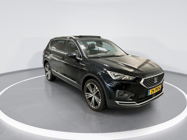 Seat Tarraco 1.5 TSI 150pk Xcellence 7p. · Apple/Android Car Play · Camera · Panoramadak · Achterbank verwarmd · 7 Persoons · Elek. Achterklep · 20'' Inch ·