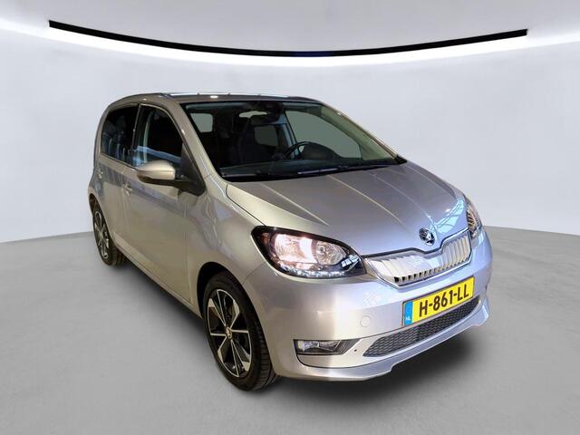 Skoda E-Citigo e-iV EV Style / PARK. SENSOREN/ CRUISE/ STOELVERWARM./ LANE ASSIST/ CLIMA/ BLUETOOTH/ GETINT GLAS/ 15" LMV