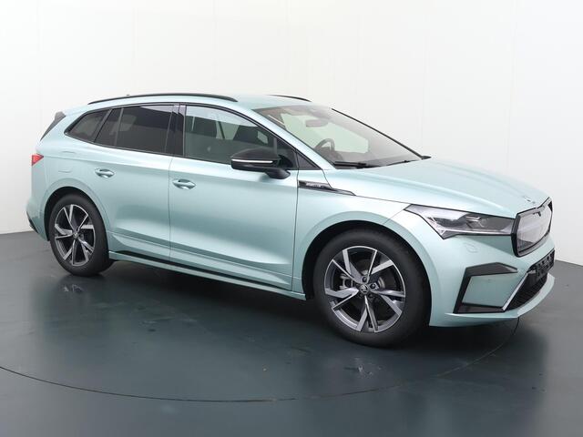 Skoda Enyaq iV 60 Sportline 180 pk Navigatie | CANTON geluidssysteem | Apple Carplay/Android Auto | Crystal Face | 20" lichtmetalen velgen |