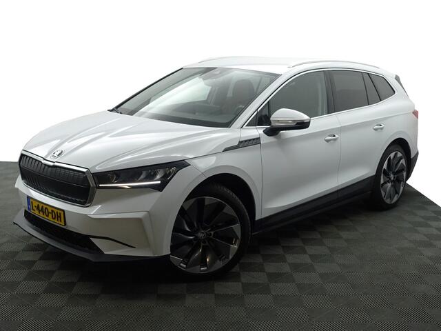 Skoda Enyaq iV 60+ Sportline- Warmtepomp, Design Leder Interieur, Sfeerverlichting, Standkachel, Xenon Led