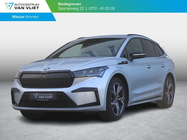 Skoda Enyaq iV 60 Sportline | TREKHAAK WEGKLAPBAAR | NAVIGATIE | ACHTERUITRIJCAMERA |
