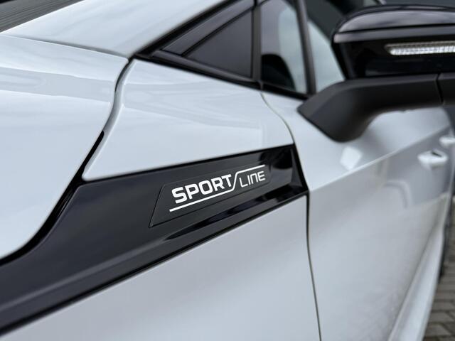 Skoda Enyaq iV 80 Sportline ?SOH 90.2% ?Sportstoelen Half Leder Alcantara ?Matrix LED ?Full LED ?Sfeerverlichting ?Navigatie ?Camera ?Lichtmetaal 20" ?Parkeersensoren