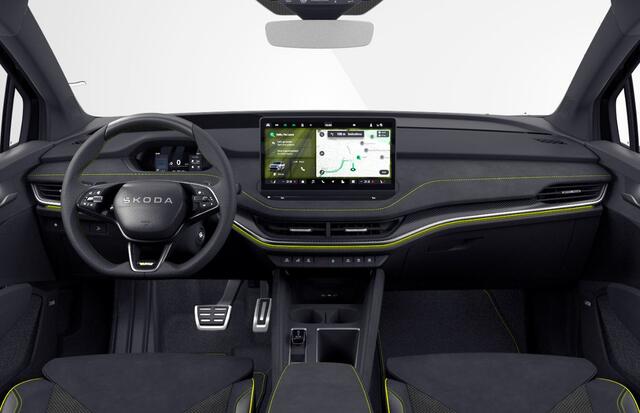 Skoda Enyaq iV 85X RS / Business Upgrade pakket - Advanced / Panoramadak / 21" lichtmetalen velgen Vision / ¤2000 inruilpremie
