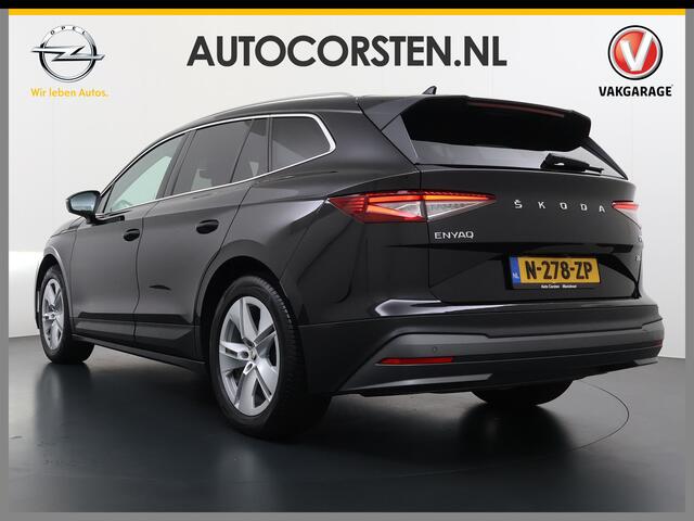 Skoda Enyaq iV 80 First Edition SOH 92% Leder + Mermory Adap.Cruise 360°Camera Navi Ecc Apple Carplay Android Auto Stoel+Stuurverwarming Lane Assist Elek.Achterklep DAB+ Led