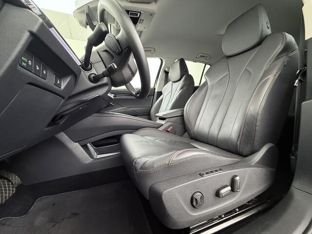 Skoda Enyaq iV 80 First Edition SOH 92% Leder + Mermory Adap.Cruise 360°Camera Navi Ecc Apple Carplay Android Auto Stoel+Stuurverwarming Lane Assist Elek.Achterklep DAB+ Led