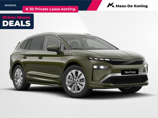 Skoda Enyaq iV Business Edition Elektromotor 210 kW / 286 PK SUV | Elektrisch inklapbare trekhaak | Achterbumper en dorpels in carosseriekleur |
