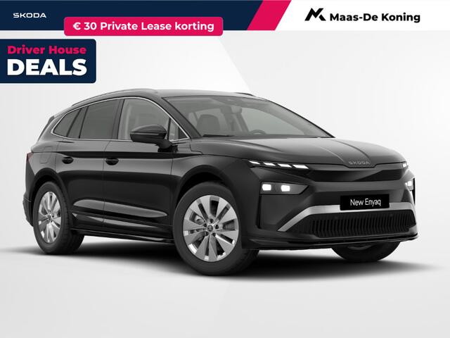 Skoda Enyaq iV Business Edition Elektromotor 210 kW / 286 PK SUV | Elektrisch inklapbare trekhaak | Achterbumper en dorpels in carosseriekleur |