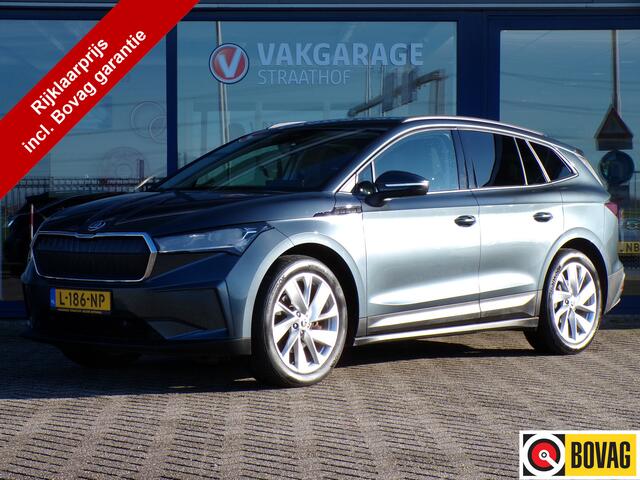 Skoda Enyaq iV 60 First Edition, SOH 93.4% / Full LED / Camera + Sensoren / Stoel + stuurverwarming / Keyless / 20' LMV