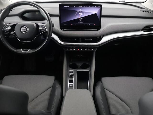 Skoda Enyaq iV 80 (204PK) ACCU 93%! BEREIK 537KM GARANTIE 4-2031 BLACKLINE. NAVIGATIE . STUURWIEL VERWARMD . PARKEERSENSOREN VOOR & ACHTER .