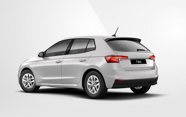 Skoda FABIA 1.0 TSI Selection/ 15" lichtmetalen velgen Rotare Aero, zilver/ Sunset