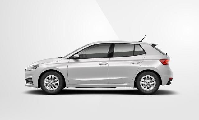 Skoda FABIA 1.0 TSI Selection/ 15" lichtmetalen velgen Rotare Aero, zilver/ Sunset