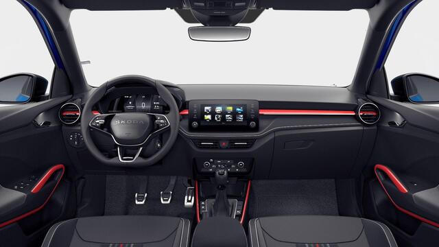 Skoda FABIA Monte Carlo 1.0 TSI 95 pk 5 versn. Hand | Verwarmbare voorstoelen | Hill start | Zwart dak