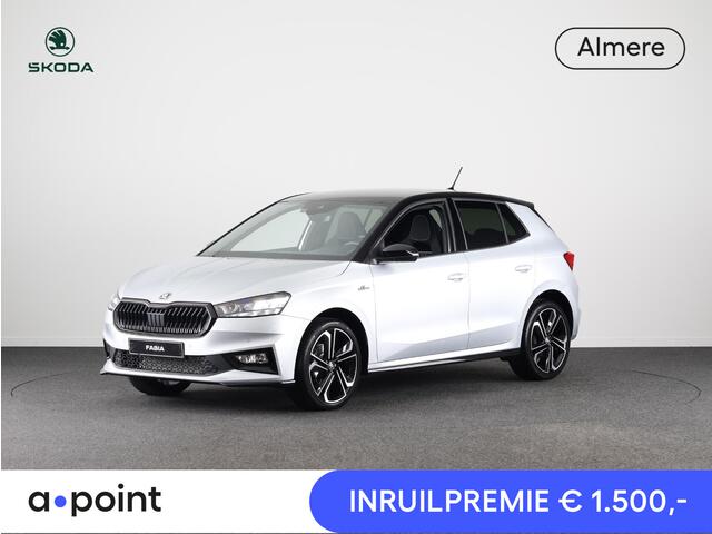 Skoda FABIA Monte Carlo 1.0 TSI 115 pk 7 versn. DSG | Travel assist plus | 18 inch lichtmetalen velgen | Verwarmbare voorstoelen | Zwart dak