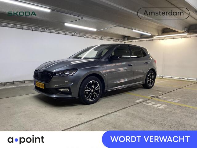 Skoda FABIA 1.0 TSI Monte Carlo 95 pk | Verlengde garantie | Navigatie via App | Parkeersensoren | Achteruitrijcamera | LED koplampen | Stoelverwarming |
