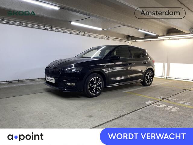 Skoda FABIA 1.0 TSI Monte Carlo 95 pk | Verlengde garantie | Navigatie via App | Parkeersensoren | Achteruitrijcamera | Autom. airco | Stoelverwarming |