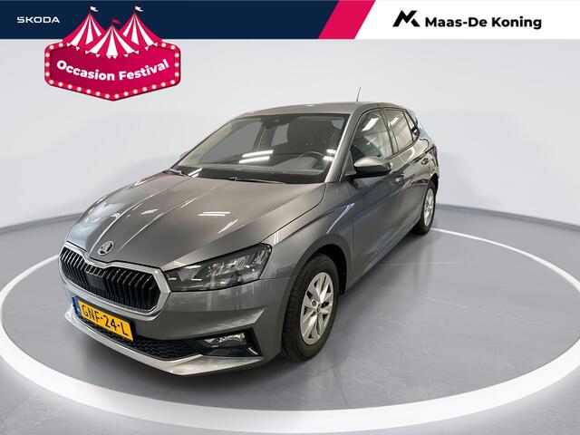 Skoda FABIA 1.0 TSI 95pk Selection · Airco · Apple/Android Car Play · P-Sensoren · Cruise Control · Getint Glas · 15'' Inch · Garantie t/m 13-10-2028 of 100.000km