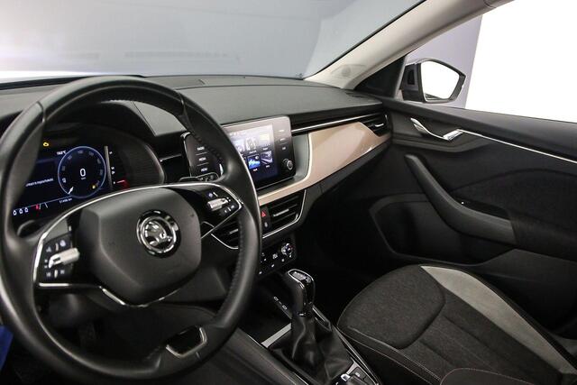 Skoda Kamiq Business Edition 1.0 TSI 110pk DSG Automaat Adaptive cruise control, Achteruitrijcamera, Elektrische achterklep, Stoelverwarming, App connect, Parkeersensoren, LED koplampen