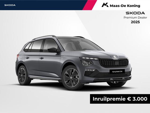 Skoda Kamiq Monte Carlo 1.0 TSI 85 kW / 115 PK SUV 6 versn. Ha nd geschakeld | Metallic Lak | Winterpakket | 3000,- inruilvoordeel!!